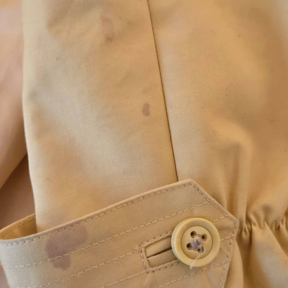 Talbots Womens Fully Lined Button Front Mac Coat … - image 12